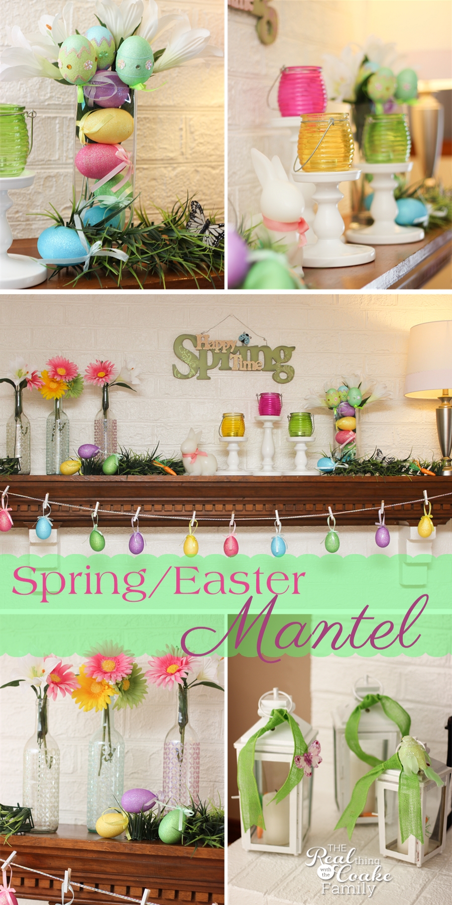 Easter Spring Mantel