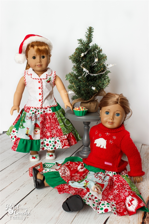 Cute Christmas Twirl American Girl Doll Clothes - The Real Thing with ...