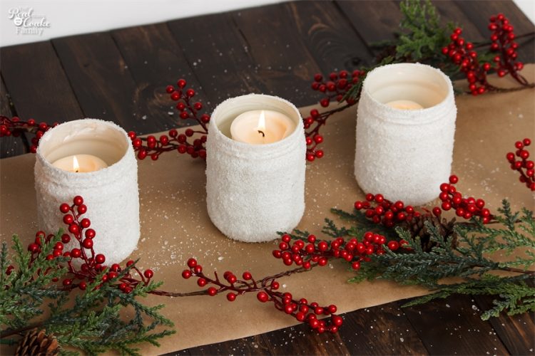 Easy and Beautiful Epsom Salt Candle Holders - The Real Thing with the ...