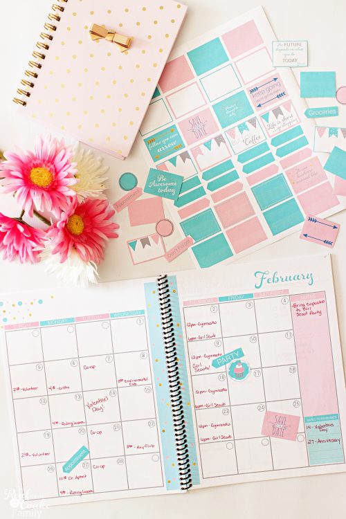 2017 Real Organized Printable Calendar / Planner