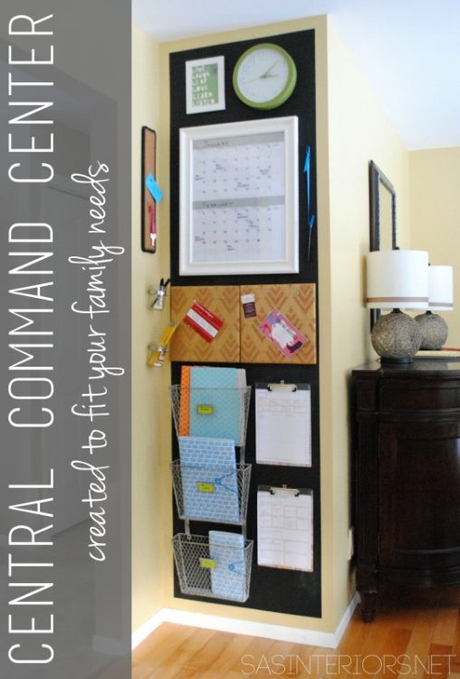 Over 10 Great DIY Family Command Centers for Any Home