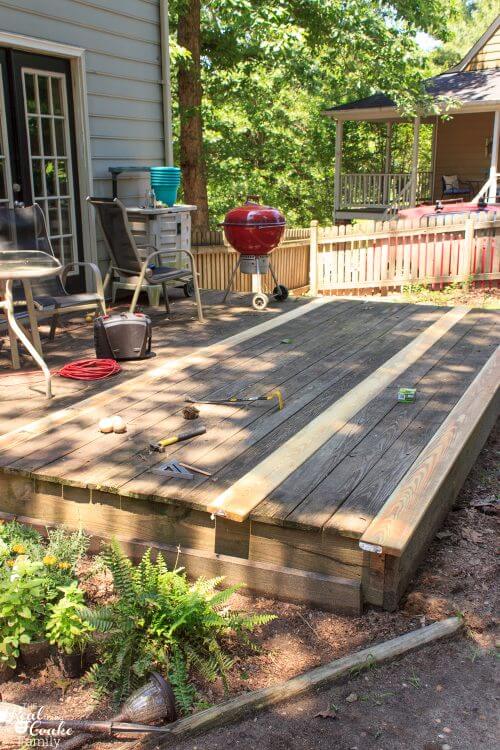 Family Project ~ Diy Deck Restore Of A Small Deck– Part 2