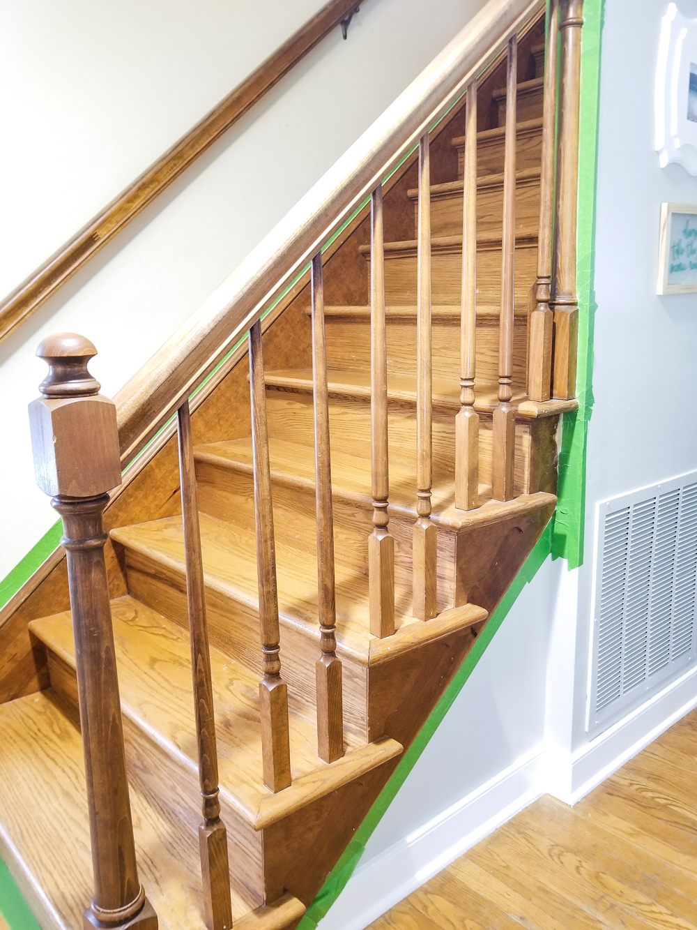 Your How To Guide For Painting Stairs The Real Thing With The Coake   Removing Carpet From Stairs 13 