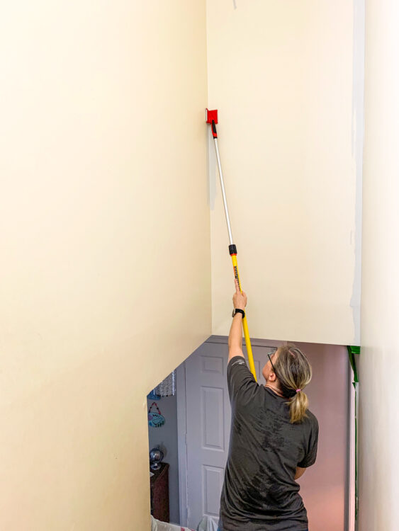 The Inexpensive Way To Paint A Stairwell The Real Thing