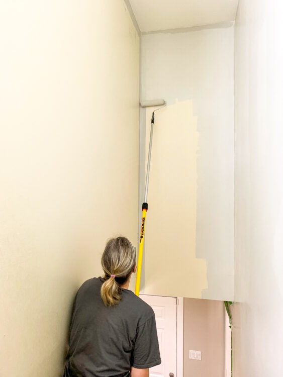 The Inexpensive Way To Paint A Stairwell The Real Thing