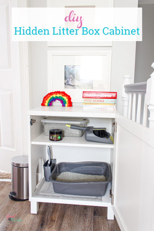 How To Make A Diy Hidden Litter Box From An Ikea Cabinet The