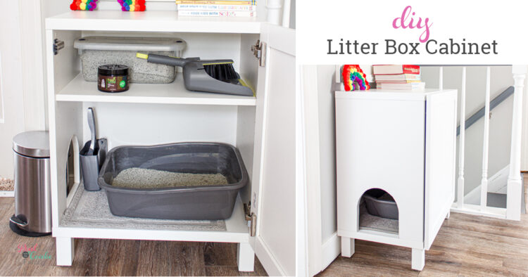 How To Make A Diy Hidden Litter Box From An Ikea Cabinet The